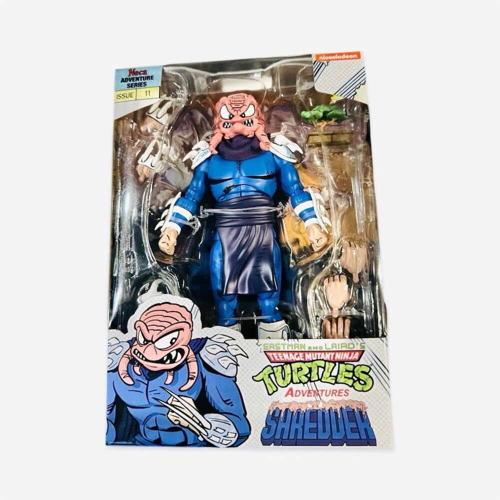 NECA TMNT Adventures Krang Shredder Action Figure: Kevin Eastman: New in Box